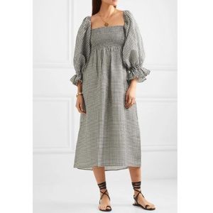 Daily Sleeper Atlanta Dress in Black and White Gingham Print